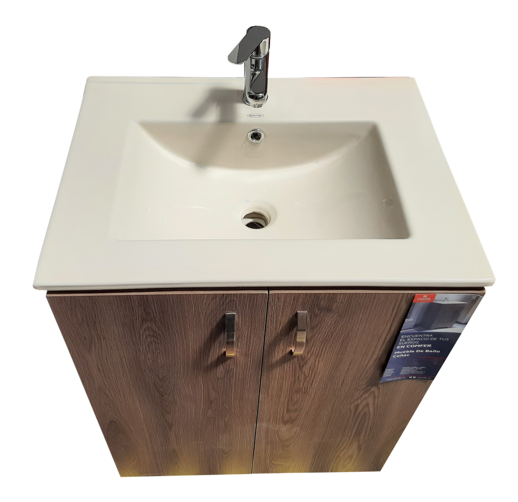 MUEBLE DE BAÑO COÑAC 60X46 COMFER