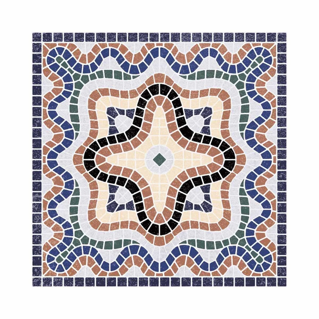 PISO COLONIAL MULTICOLOR 19.8X19.8 PRIM. CORONA (1.1)