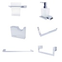 ACCESORIOS DE BAÑO OBI 6PIEZAS CORONA