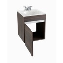 MUEBLE DE BAÑO ELEVADO ALUVIA ROBLE GRIS CENIZA / LVM 45