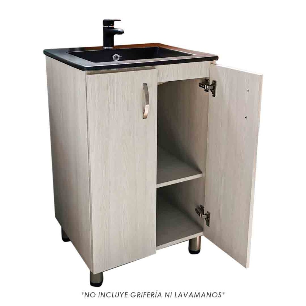 MUEBLE DE BAÑO PISO NIEBLA 53X46 COMFER