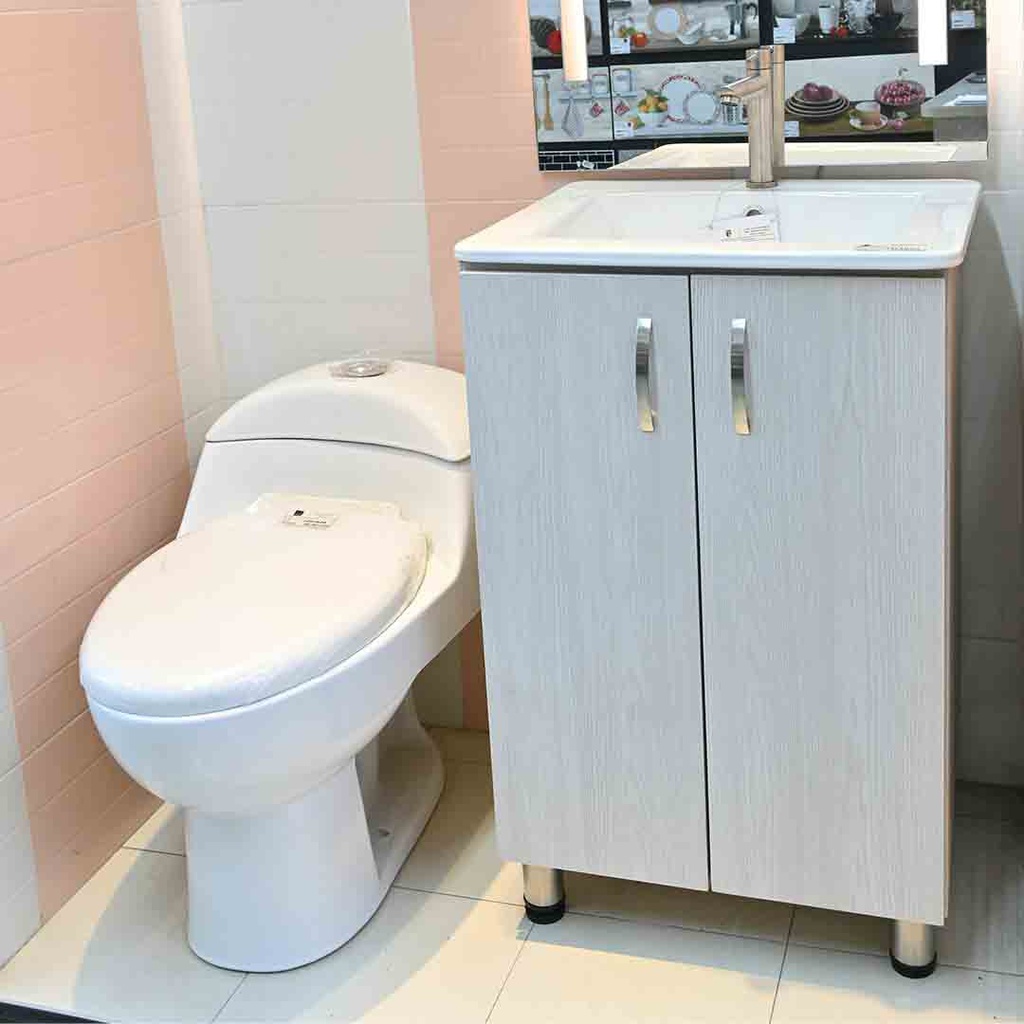 MUEBLE DE BAÑO PISO NIEBLA 53X46 COMFER