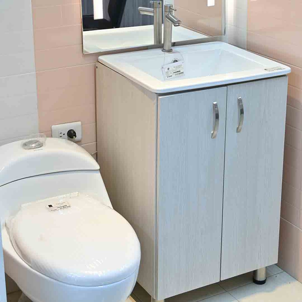 MUEBLE DE BAÑO PISO NIEBLA 53X46 COMFER