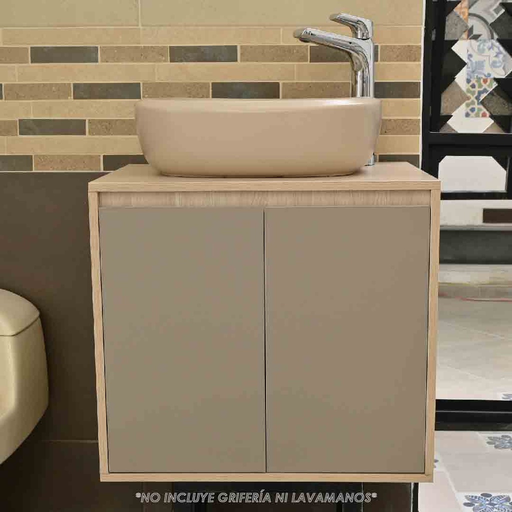 Mueble de baño-Mueble-Baño-Lavamanos-Mueble de Baño Elevado-Mueble De Baño Piso-Acoples-Sifón