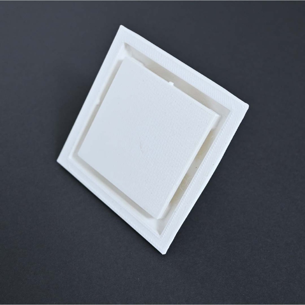 REJILLA SIFON PLASTICA CUADRADA 8X8 BLANCO