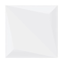BASE DECORADA ORIKATA 3D BLANCO 25X25 CORONA 