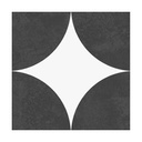 CUADRADO ECLIPSE SOMBRA NEGRO 19.8X19.8 CORONA