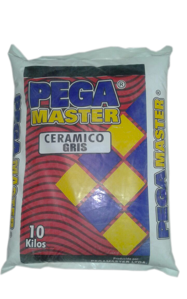 PEGANTE CERAMICO GRIS 10KG PEGAMASTER