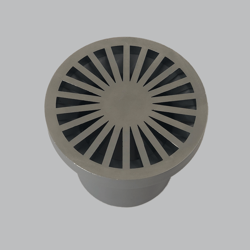 REJILLA 3X2 CON SOSCO GALAXIA CROMO REDOND SILPLAS