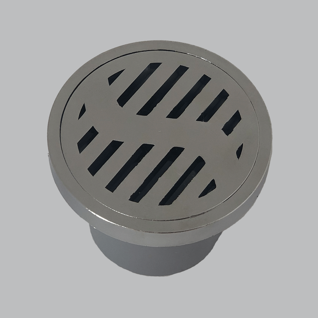 [GCJ006] REJILLA 3X2 CON SOSCO SILVER CROMO REDOND SILPLAS