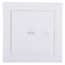 TAPA REGISTRO 20X20 EXT 15X15 INT CORRIENTE SILPLAS