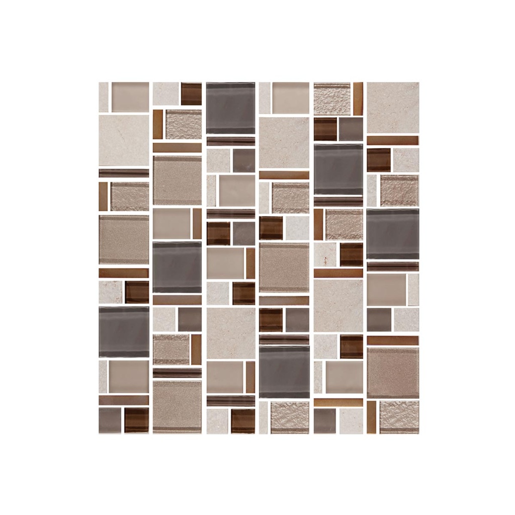 MOSAICO TERRA GRIS 30X33 PRIM. CORONA