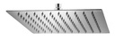 REGADERA RECTANGULAR METALICA SLIM DE 12"