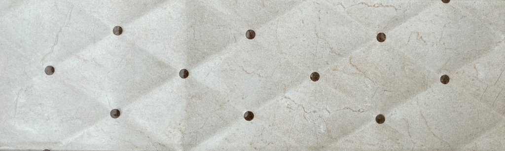 [RDB061] DECORADO CAPRICE CREMA 15.5X50 TP