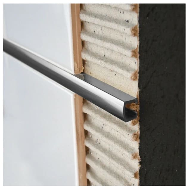[RAW076] DILATADOR CURVO ALUMINIO 10MM X 2.5 M -BRGHT SILVER - GENESIS