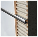 DILATADOR CURVO ALUMINIO 10MM X 2.5 M -BRGHT SILVER - GENESIS