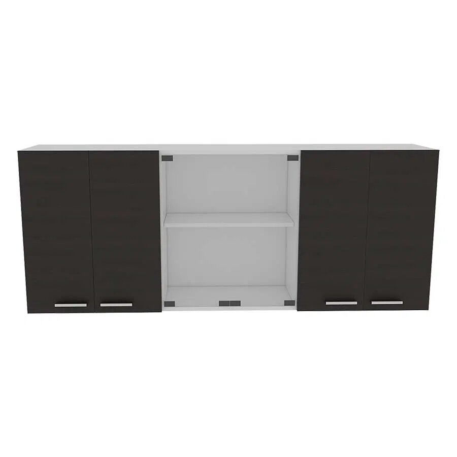 GABINETE SUP. 1.50 VIDRIO BL/FRENTES WG