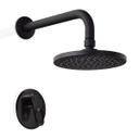 CONJ. DUCHA MONOCONT. KORAL MATE BLACK SD CORONA