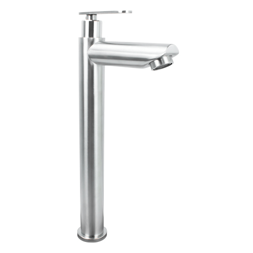 [GML015] LLAVE SENCILLA LAVAMANOS ALTO ACERO INOX BOCCHERINI