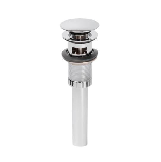 DESAGÛE PUSH CORTO CON REBOSE CROMO GRICOL