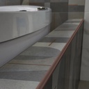 GUARDACANTO ARCO 1385 ALUM. ORO ROSA 10MM X 2.5M ATRIM