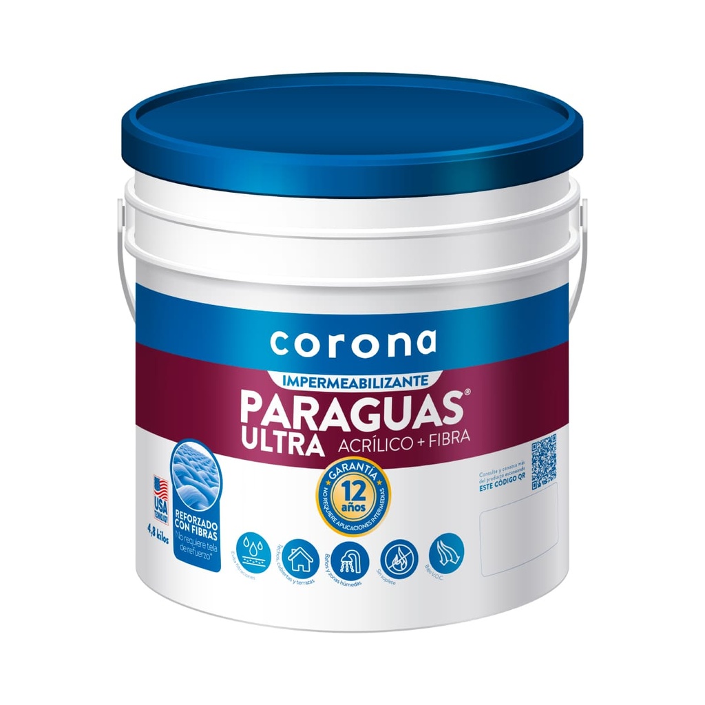 PARAGUAS ULTRA BLANCO 1 GAL CORONA