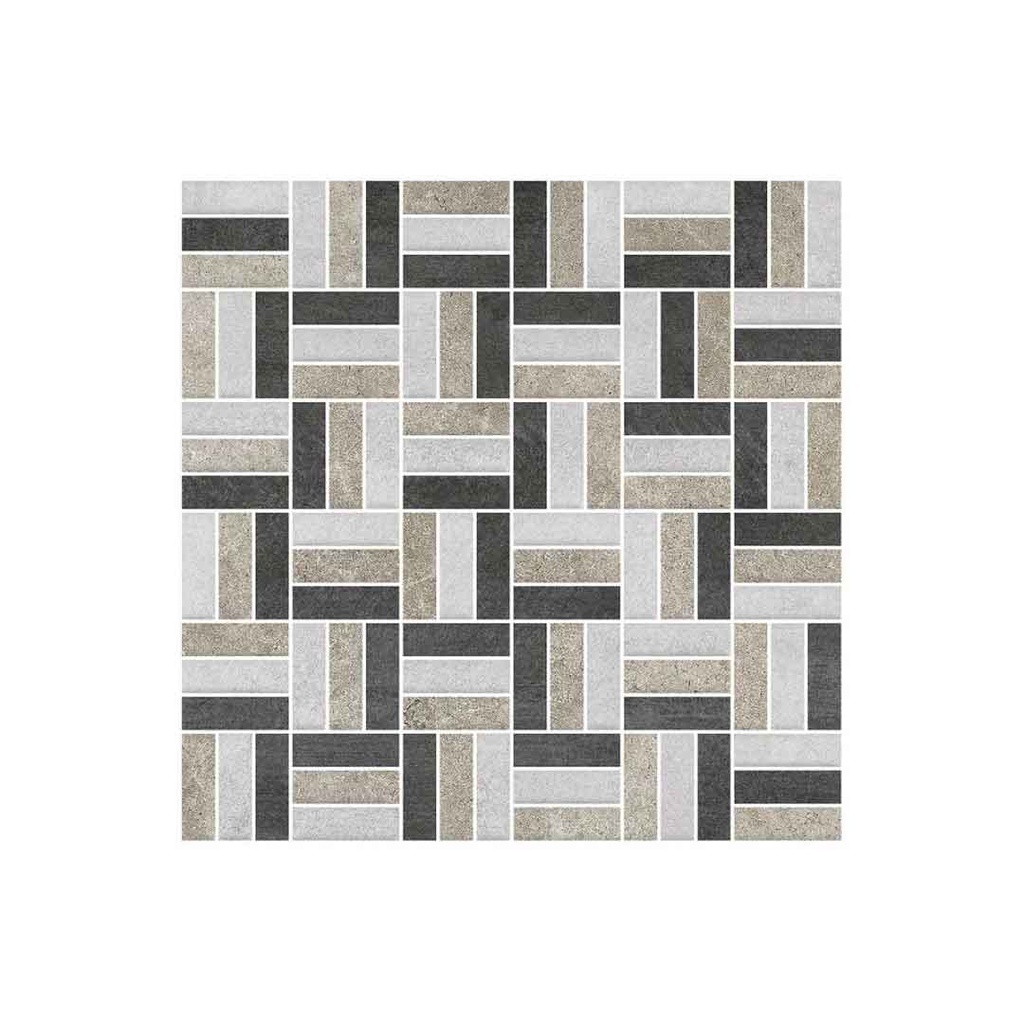 MOSAICO BRONX MULTICOLOR 30X30 CORONA