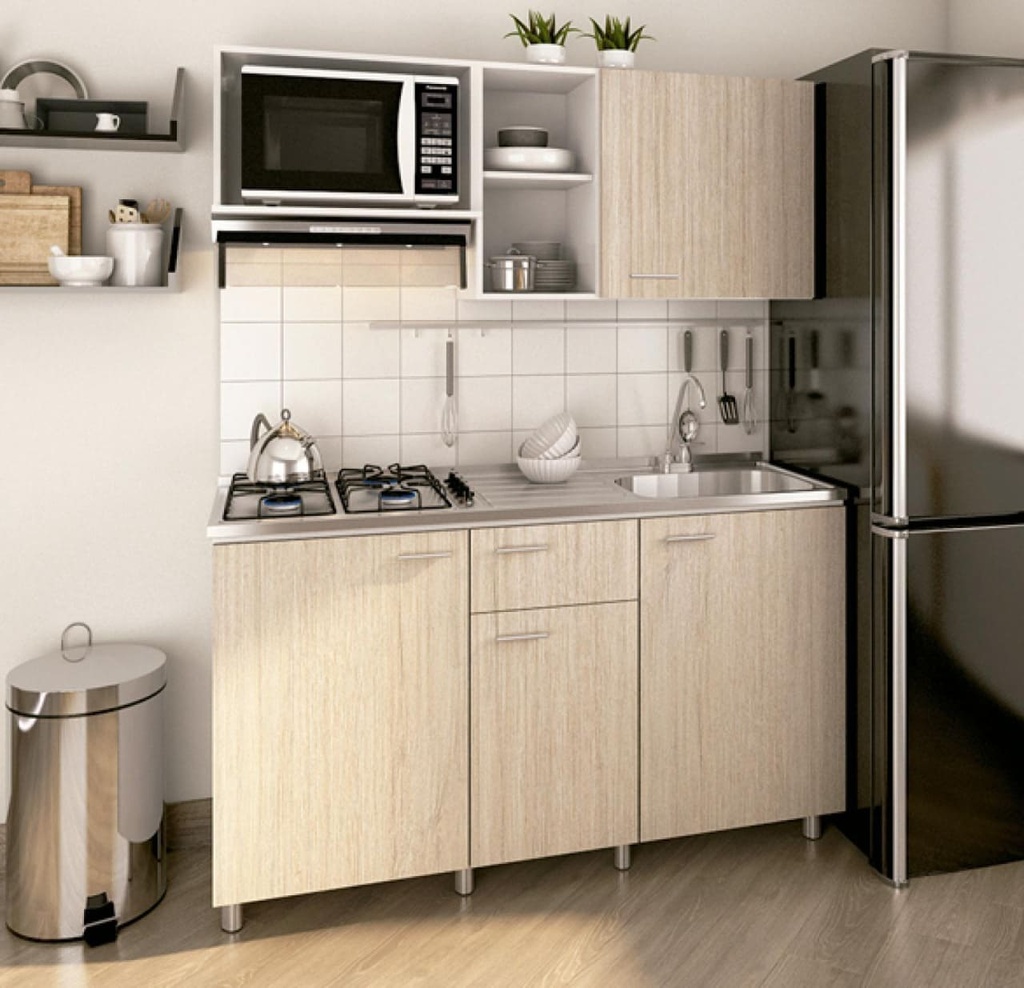 [MCM024] COCINA VENECIANA 1.50 CANTILLI 4G DER SOCODA