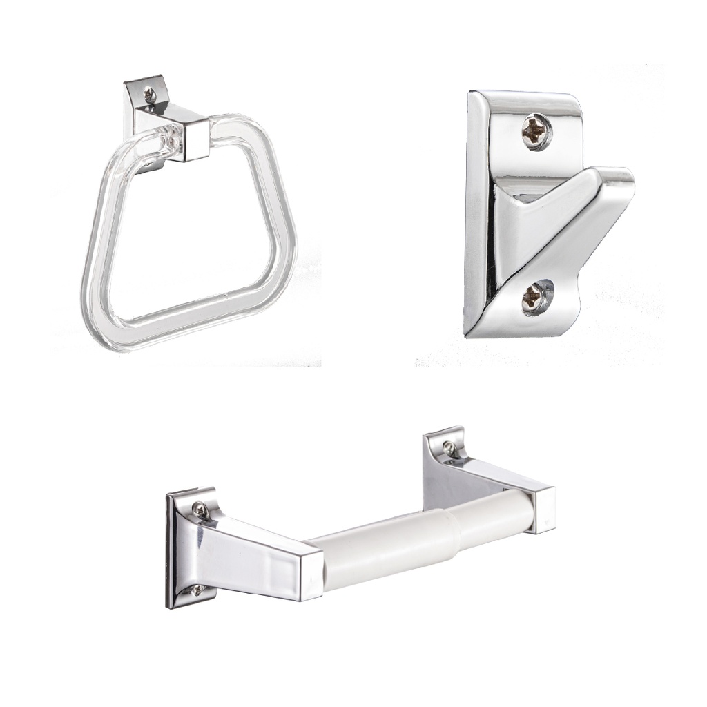 ACCESORIOS DE BAÑO TAU 3PIEZAS KLIPEN