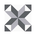 PISO PARED ARGENTA ROMBOS NEGRO 30.6X30.6 CORONA (1.31)