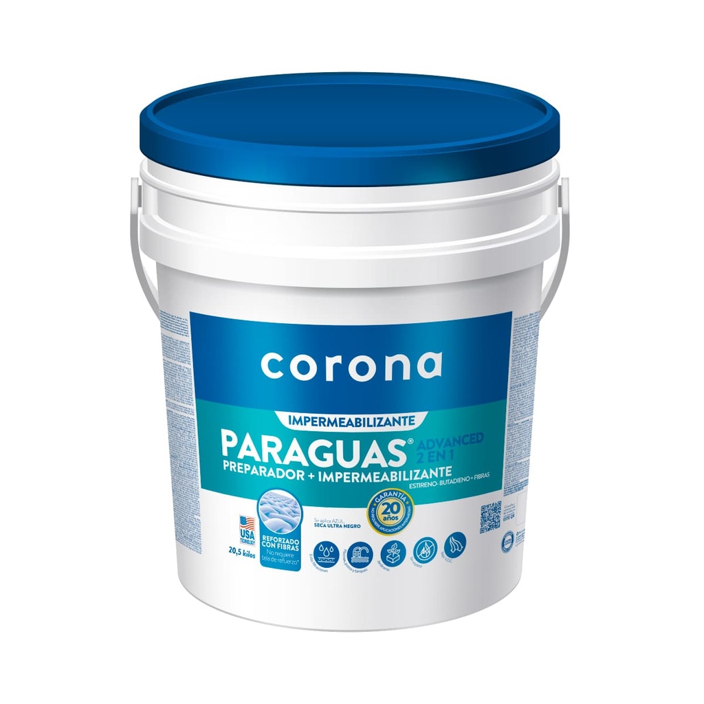 PARAGUAS ADVANCED 2 EN 1 CUÑETE CORONA
