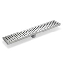 REJILLA DE PISO RECT ACERO INOX 60CM CORONA