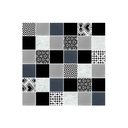 MOSAICO CRAYON NEGRO 30X30 CORONA