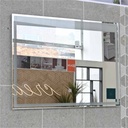 ESPEJO LED RECTANGULAR HORIZONTAL 80x60cm IMP.