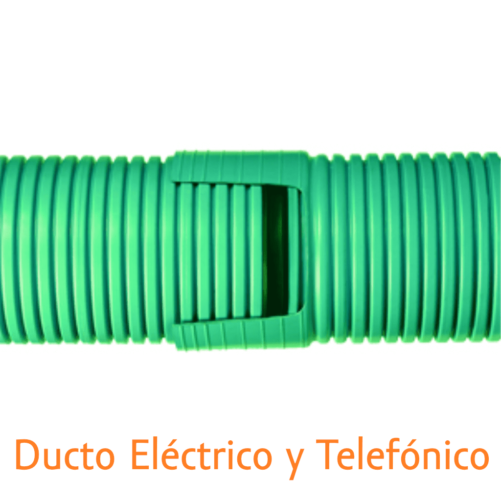 TUBO DUCTO CORR ELECT Y TEL 4" GERFOR