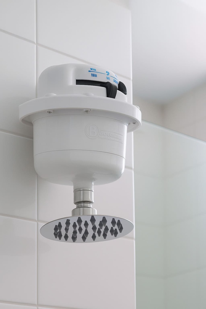DUCHA FUSION BLANCA DIRIGIBLE SLIM 120V BOCCHERINI