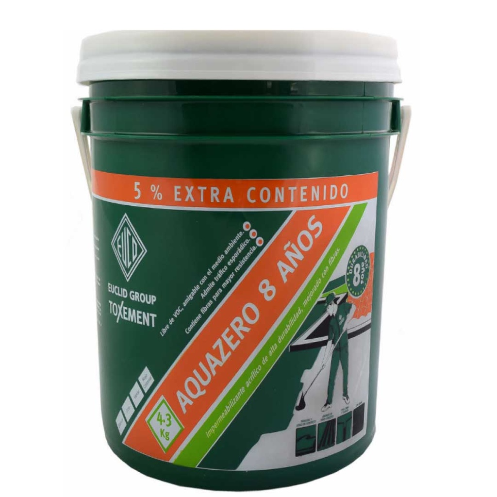 AQUAZERO 8 AÑOS GRIS x 4 KG TOXEMENT