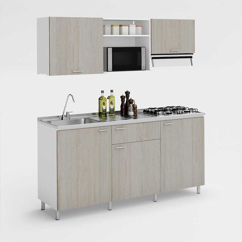 [MCM044] COCINA MONTANA 1.80 CHANTILLI 4G DER. SOCODA