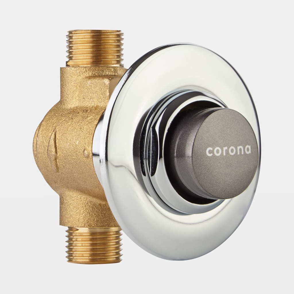 VALVULA PARA ORINAL PUSH EMPOTRADA ANTI. CORONA