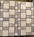 MOSAICO TRAVERTINO BEIGE 30X30 CORONA