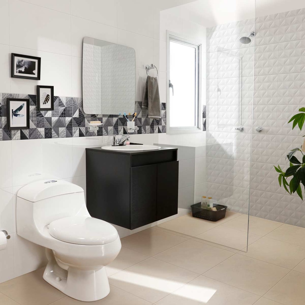 BASE DECORADA ALTADENA NEGRO 30X60 CORONA