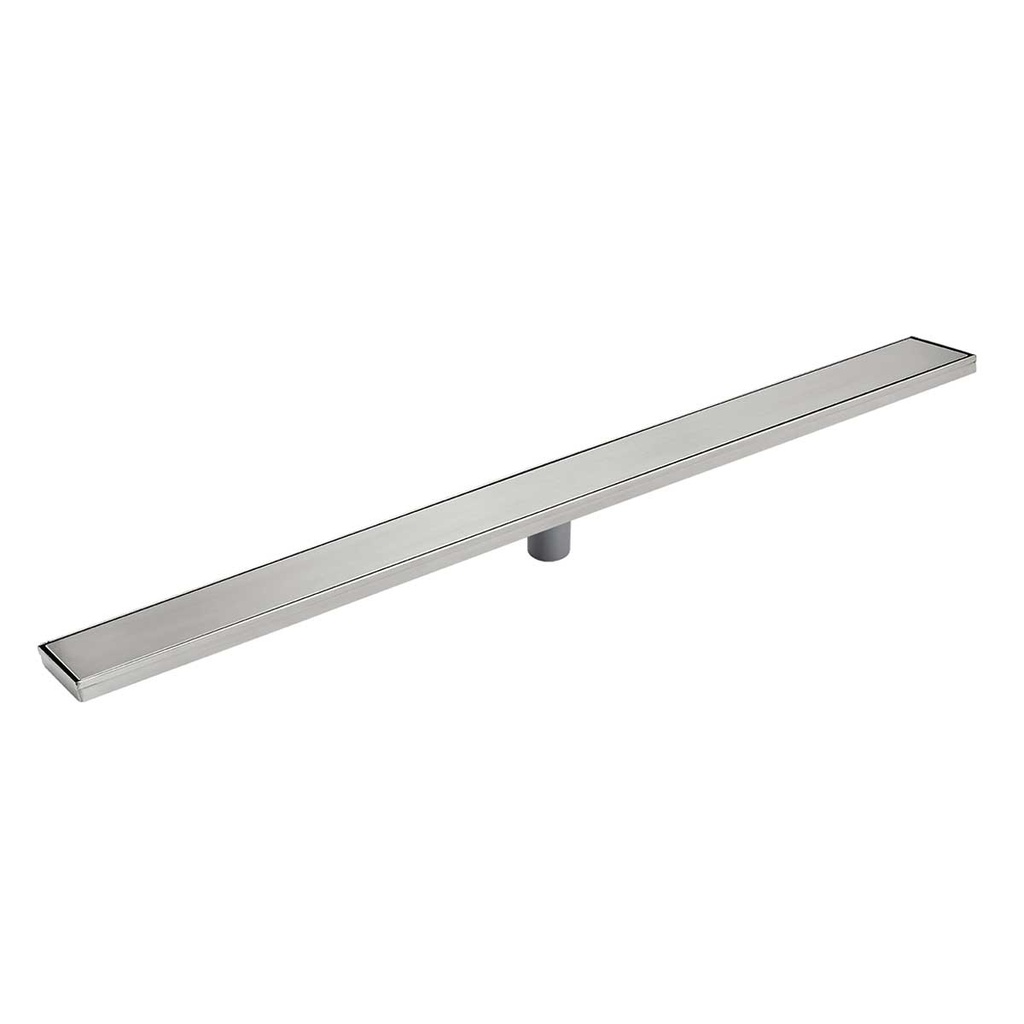 REJILLA DE PISO RECT ACERO INOX SLIM SIF. OCULTO 100CM CORONA