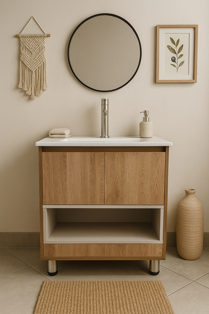 [MBP106] MUEBLE BAÑO PS CORDILLERA FLORMORADO 60X46 RH SC COMFER