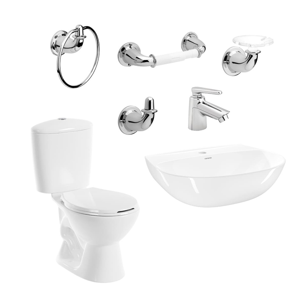 COMBO MANANTIAL PRO REDONDO S/P BLANCO CORONA