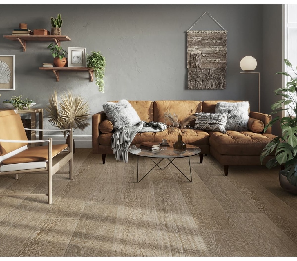 PORCELANATO TIMBER CAFE 23.8X119.2 SEG. CORONA (1.42)