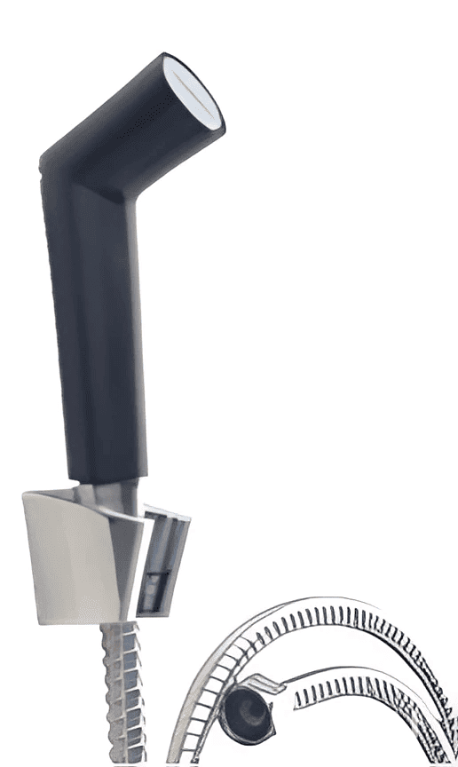 KIT BIDE SENCILLO CROMO - NEGRO STRETTO