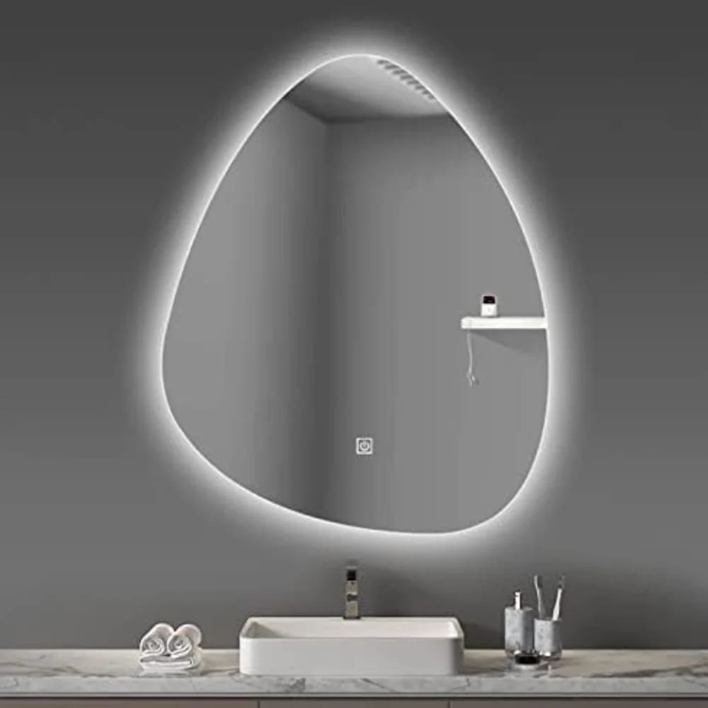 [MEI007] ESPEJO LED TRIAN. GOTA JR 70X50 SPO