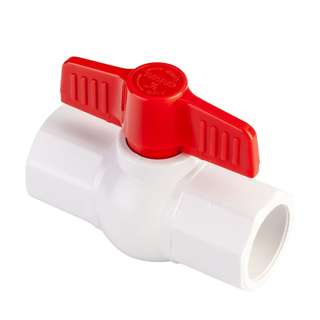 VALVULA PESADA PVC SOLDAR 3/4P CORONA