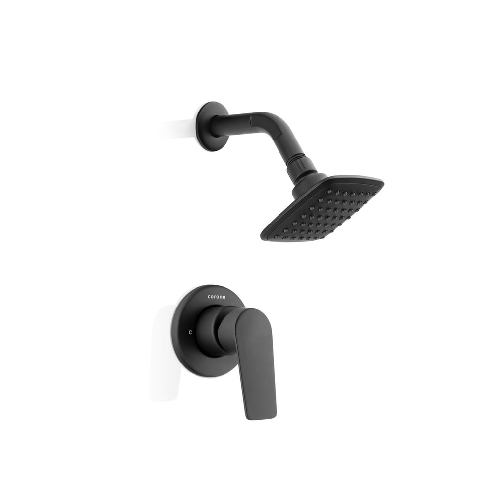 CONJ. MONOCONT. DUCHA BARCELONA MATEBLACK CORONA
