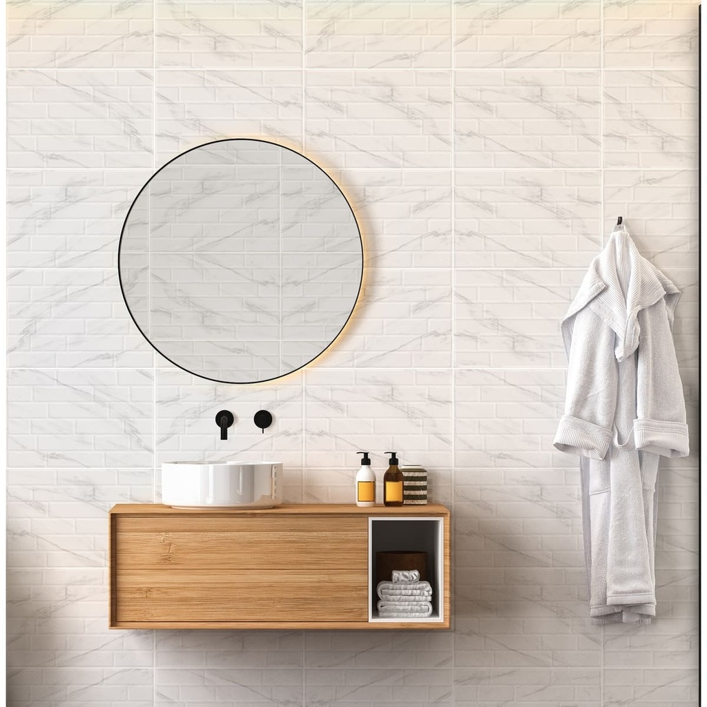 [RCZ324] PARED ESTRUC GUATAVITA BLANCO 30X45 PRIM. CORONA (1.89)